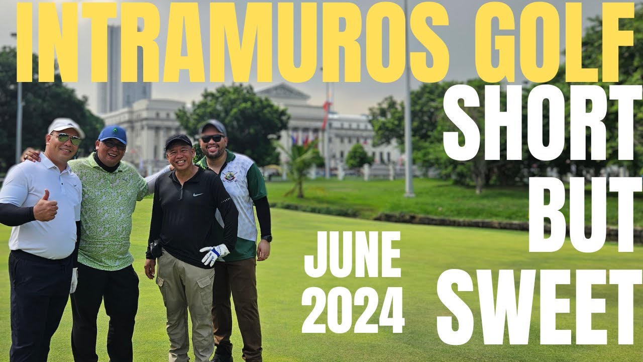 SWEET BUT SHORT - Intramuros Golf Course – Hidden Gem for Golfers in the Heart of Manila! 🏌️