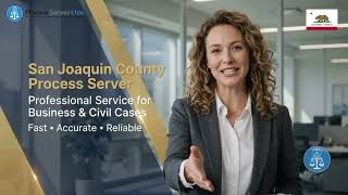 Fast & Reliable San Joaquin County Process Server | Process Server One