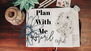 Plan With Me | April 2020 Plan With Me | Daisy Sketching | Life With Jenn