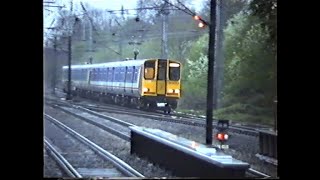British Rail Network SouthEast-Potters Bar Evening Variety class 31/47/56/91 & HST April 1991