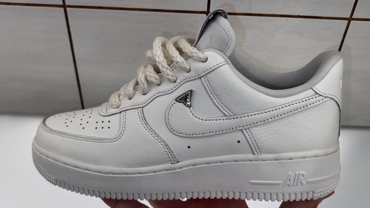 Nike Air Force 1 Low '07 LV8 Needlework ニードルワーク Nike Air Force 1 Low 07 LV8 Needlework Womens Shoes - YouTube