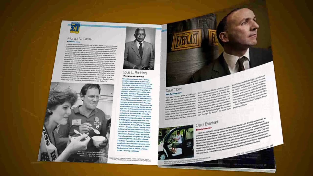 Delaware Today Magazine's 50th Anniversary Intro