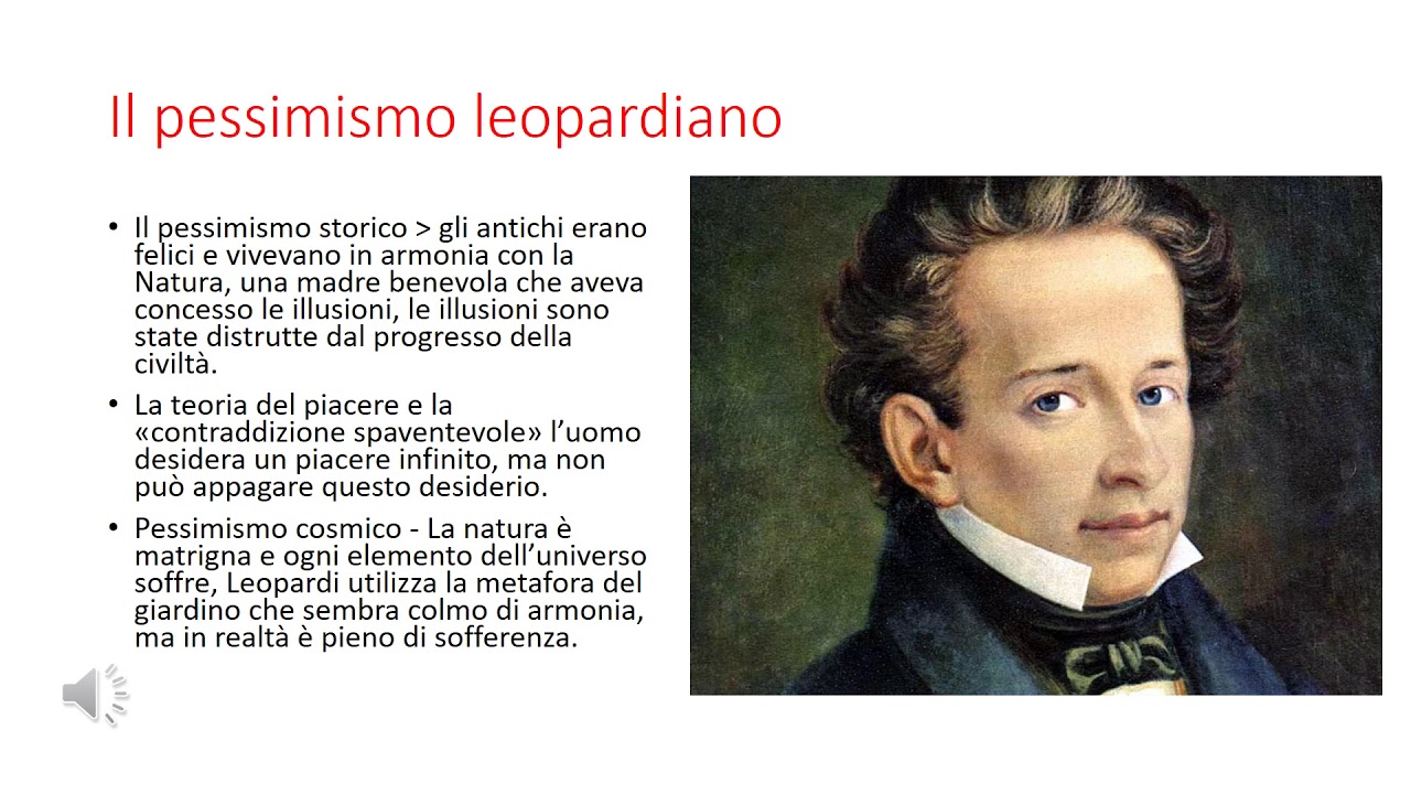 Il pessimismo di Leopardi YouTube Il pessimismo di Leopardi YouTube