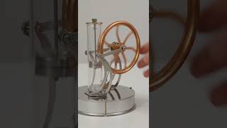 low-temperature difference (LTD) Stirling engine motor model. #stirlingengine #machinelearning