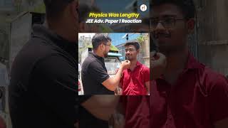 JEE Advanced 2026 Paper 1 Reaction | Physics Tough, Maths Easy #JEEAdvanced #jeeadvpaper1 #jeeexam