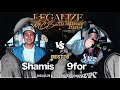 【$hamis VS 9for】一回戦 LEGALIZE MC BATTLE YOKOHAMA STAGE-4 (5.20)