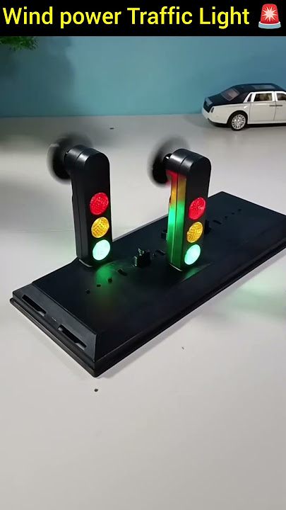😲 Wind power Traffic Light 🚨#shorts #viral #ytshorts