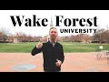 Wake forest university campus tour by nick gray vlog