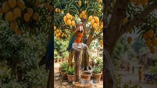 story of parrot and mango tree| #parrot #cartoon #ai #shorts #story #mango #trending #aistory
