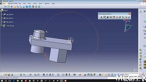 Pad Command I Drafted filleted pad command I  Catia V5