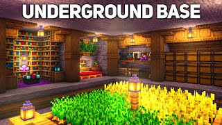 Minecraft: Underground Base Tutorial (how to build 1.18)