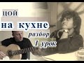 На Кухне.ЦОЙ.Полный разбор Оригинала.Урок 1