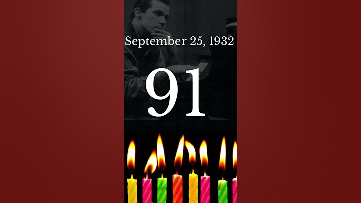 Happy 91st Birthday to the incredibly talented, and incredibly missed piano prodigy.