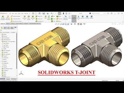 SolidWorks Tutorial T-Joint