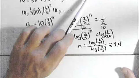 Geometric Series - Bouncing Ball