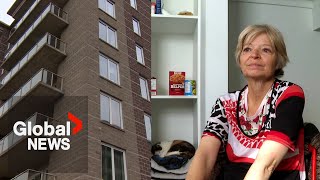 Canadian retiree living in converted laundry room feels 