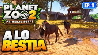 PLANET ZOO 2 — Ep 1 | PRIMERAS HORAS, PRIMEROS ANIMALES Y MUCHO QUE APRENDER