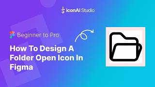 How to Design an Open Folder Icon in Figma | Pixel Perfect UI Icon Tutorial