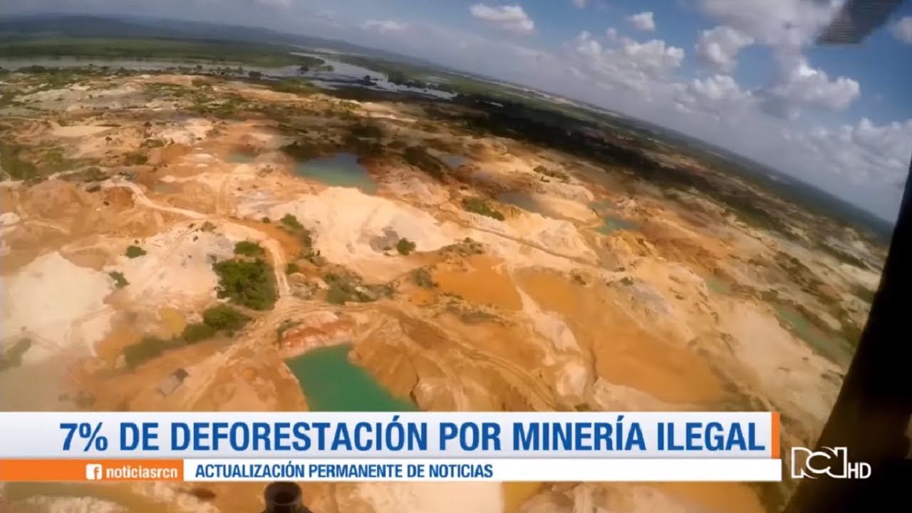 Los devastadores efectos de la minería ilegal en el país - YouTube