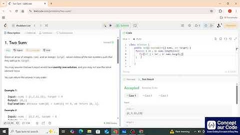 LeetCode 1: Two Sum | Brute Force in Java Explained in 2 Minutes 🚀 | Coding Interview Prep