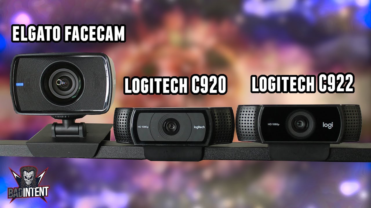 Automatisk Personligt risiko Elgato Facecam vs Logitech C920 and C922 - YouTube