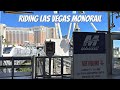 Riding Las Vegas Monorail | Las Vegas, Nevada Monorail Ride | Las Vegas Strip Views from Monorail