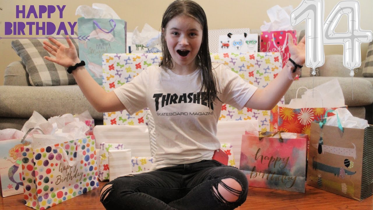 OPENING BIRTHDAY PRESENTS! Kamie's 14th BDAY!