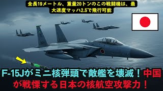 【海外の反応】F 15Jがミニ核弾頭で敵艦を壊滅！中国が戦慄する日本の核航空攻撃力！#戦闘機 #日本の技術