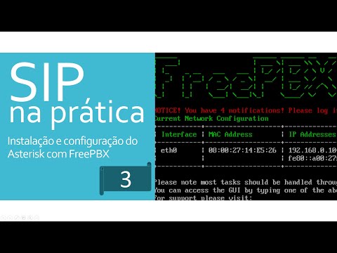 Curso SIP na prática - Aula 3 - Instalação FreePBX 15 com Asterisk 16 - 2020