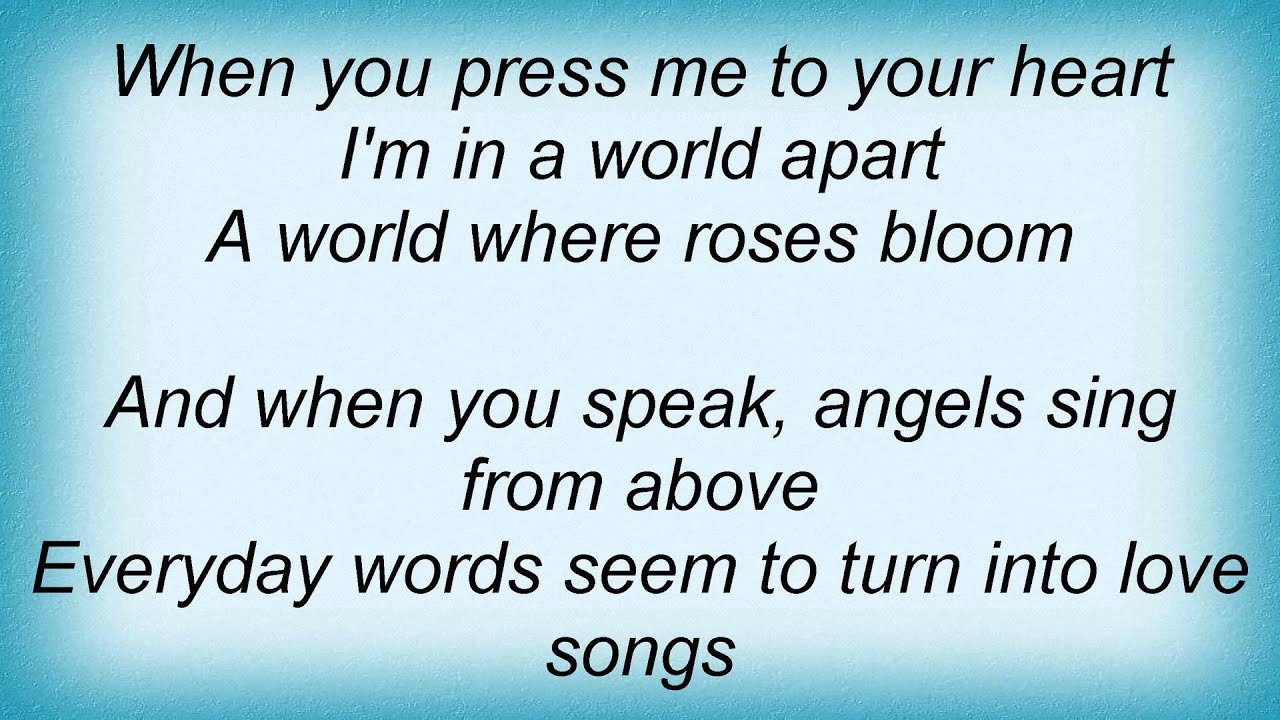 Louis Armstrong La Vie En Rose Lyrics YouTube