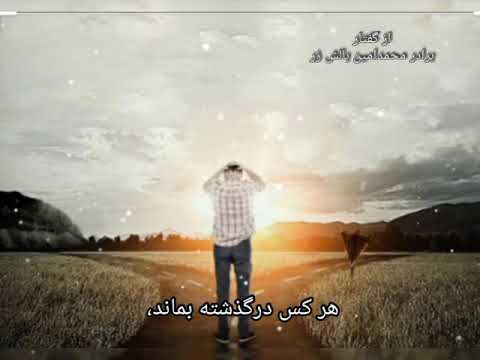 کلیپ برگرفته از گفتار برادر محمدامین بالش زر موضوع دو چیز انسان را نابود میکند