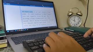 Day 4 of my typing speed development challenge—building speed with accuracy.