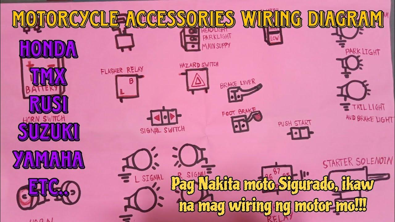 paano mag wiring ng ilaw sa motor YouTube