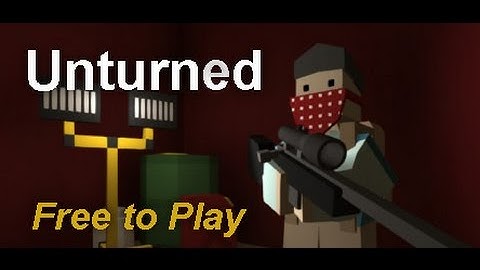 Unturned character creation and tutorial