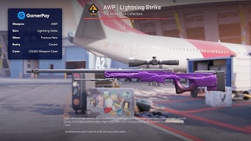 CS2 - AWP | Lightning Strike (Factory New) - Skin Showcase