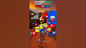 I asked a few mappers: If they prefer more Czechia 🇨🇿 or Slovakia 🇸🇰 #shorts