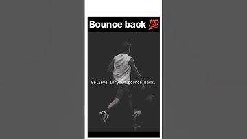 Bounce back 💯 #shorts #bounceback