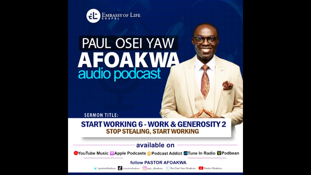 Start Working 6 - Work & Generosity 2- Stop Stealing, Start working(16.11.25)