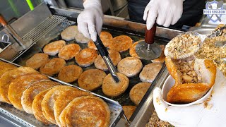 Korea's best street food pancake fried in margarine, Hotteok 4 types