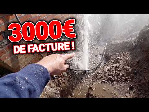 675 m³ of water lost, a €3,000 bill... because of a buried leak!