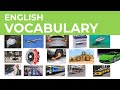 Learn English Vocabulary With Pictures About Vehicles and Transportation