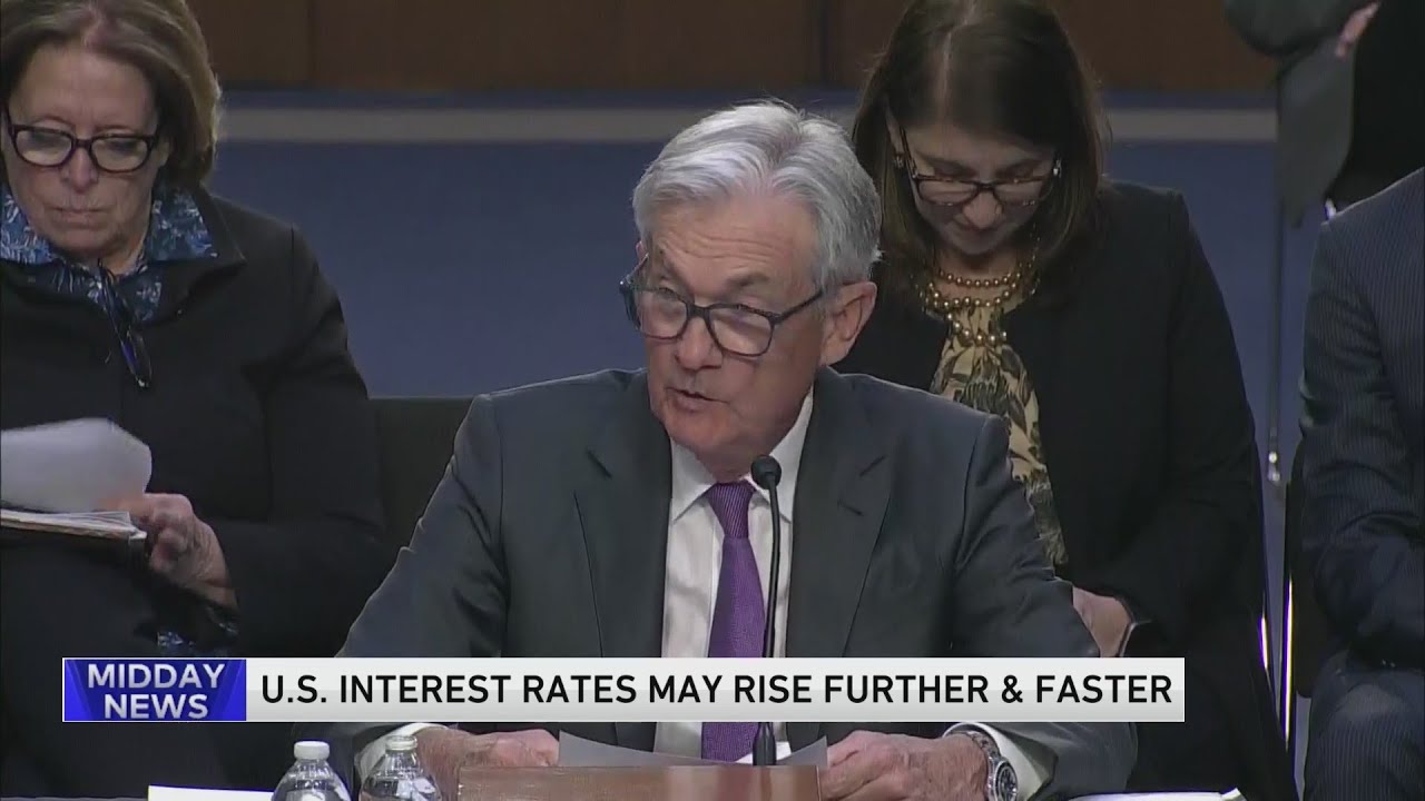 Powell signals increased rate hikes if economy stays strong - YouTube