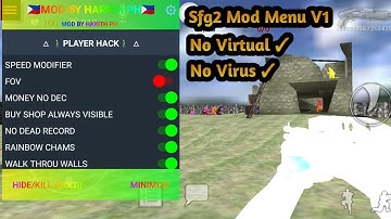 Sfg2 Mod Menu V1 Updated New 2021