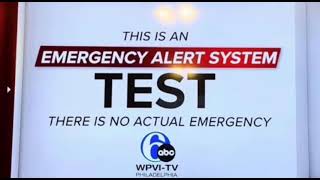 WPVI-TV Emergency Alert System Required Monthly Test in PA (EAS #150)