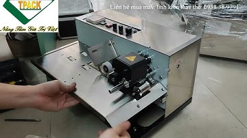 Máy in date tự động. Hướng dẫn thay dây curoa nhỏ