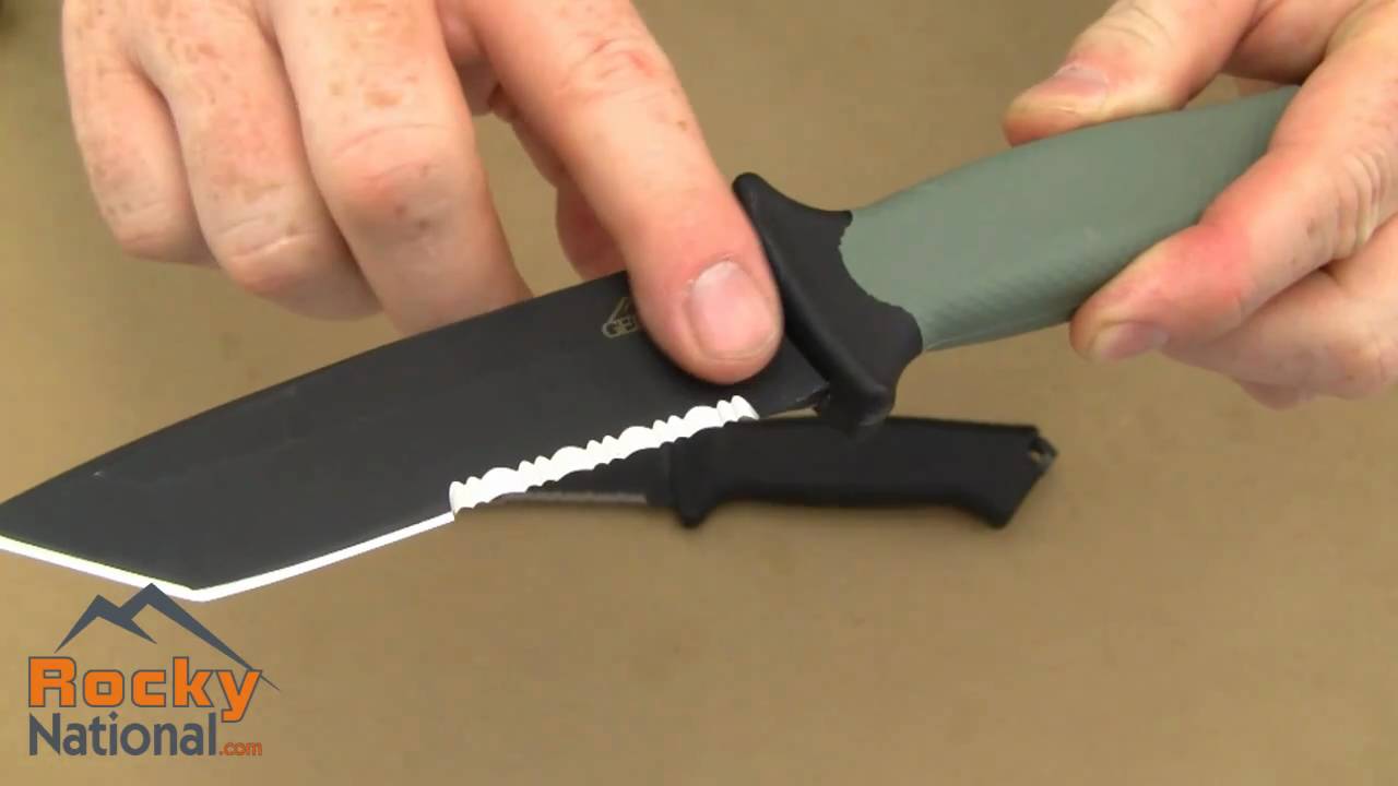 Gerber Prodigy Tanto Tactical Knife - YouTube