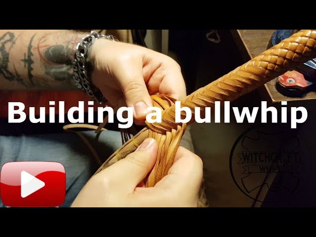 How to Braid Bullwhip Leather Bar Wraps on Bullhorn and Other