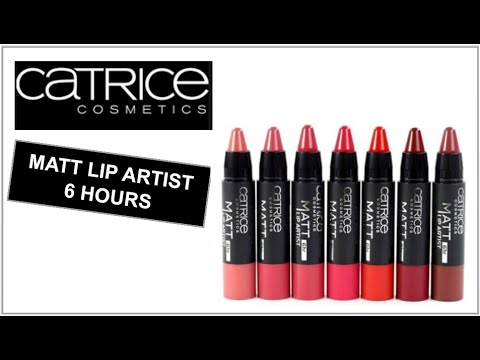 Categorie binnenkort ongeduldig CATRICE MATT LIP ARTIST 6 HOURS | TESTER INDONESIA 48 - YouTube