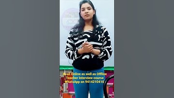 Qualities of PRT TEACHER | Kvs prt teacher Interview | Interview Guide