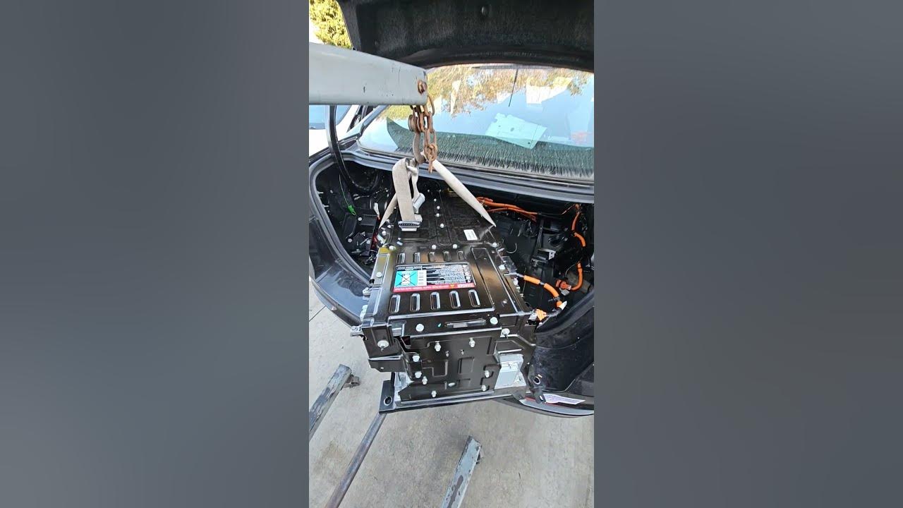 Battery Removal Ford Fusion Plug-In Hybrid - YouTube